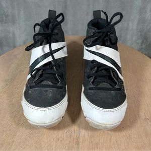 Fastflex Nike Mike TROUT Youth Baseball Cleat Black White Boy 4Y AT3441-002